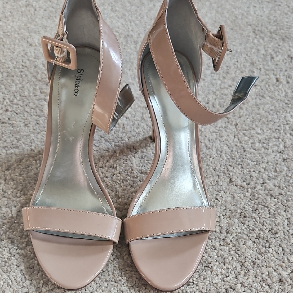 Style & Co. Blush Heeled Sandals
